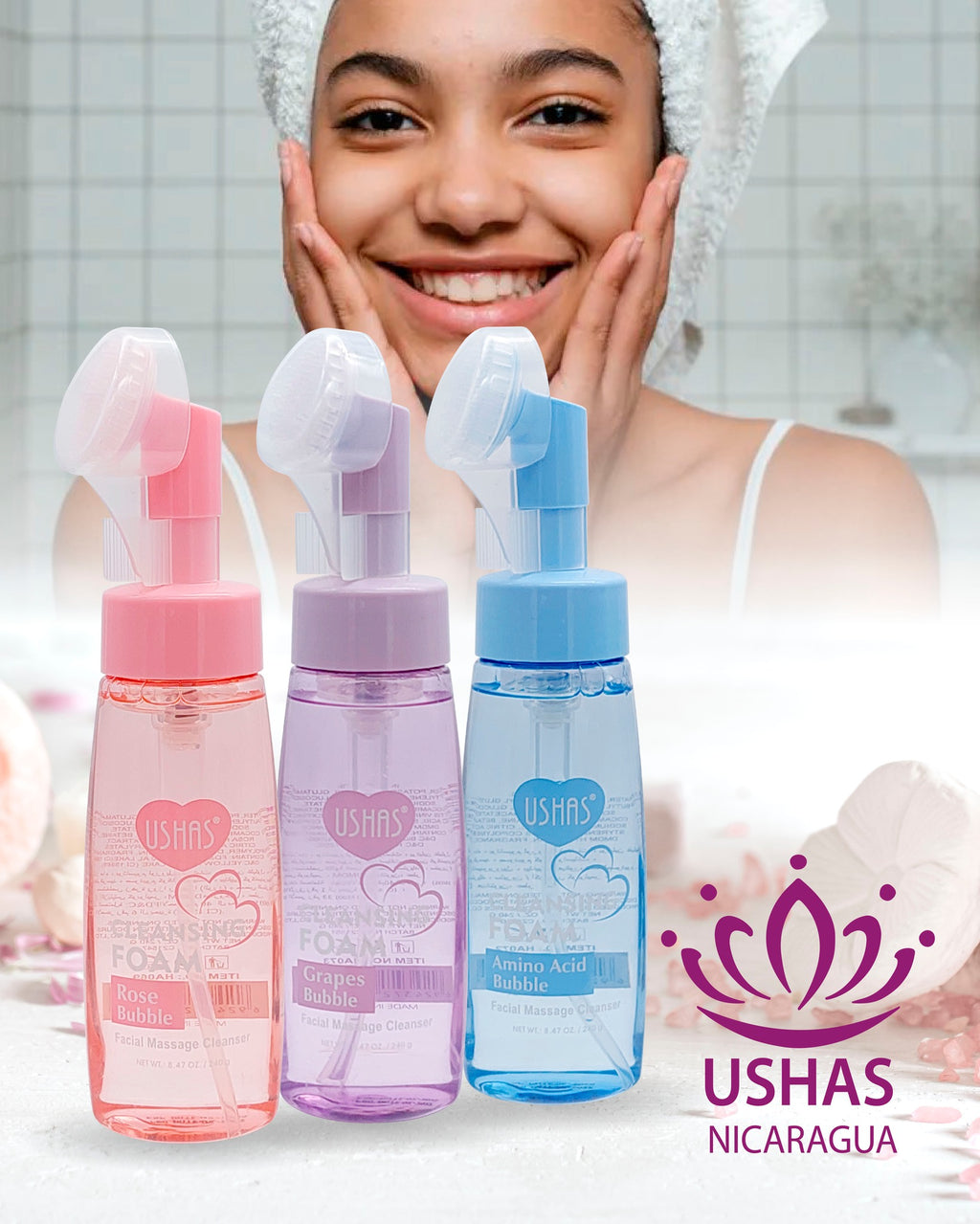 Limpiador Facial Espuma - Ushas